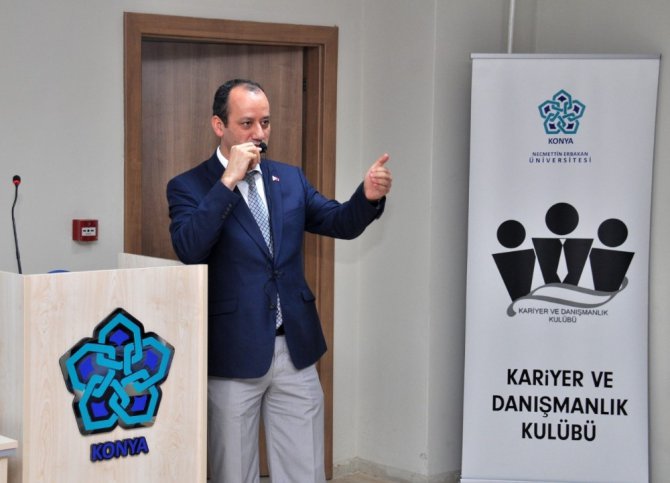 TÜBİTAK Uzay Enstitüsü Müdürü Lokman Kuzu NEÜ’de öğrencilerle buluştu