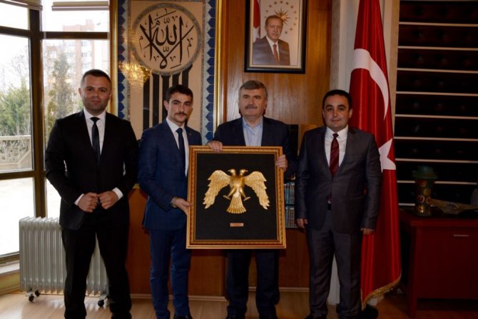 Ülkü Ocaklarından Başkan Akyürek’e ziyaret
