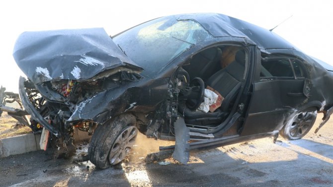 Aksaray’da trafik kazası: 2 yaralı