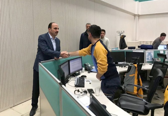 Başkan Altay, 2018’i çalışanlarla karşıladı