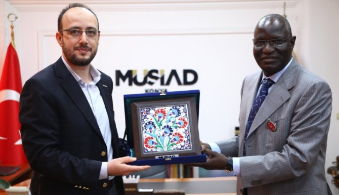 MÜSİAD Konya Şubesi, Nijerya Büyükelçisini ağırladı
