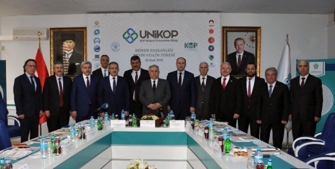 NEÜ UNİKOP dönem başkanlığını devraldı
