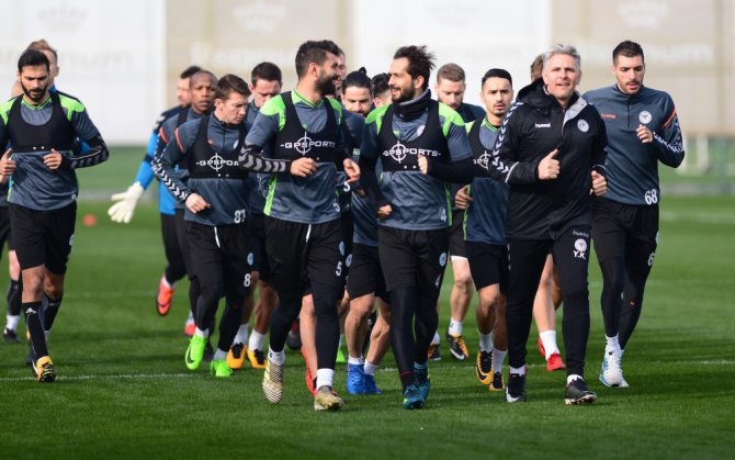 Atiker Konyaspor taktik çalıştı