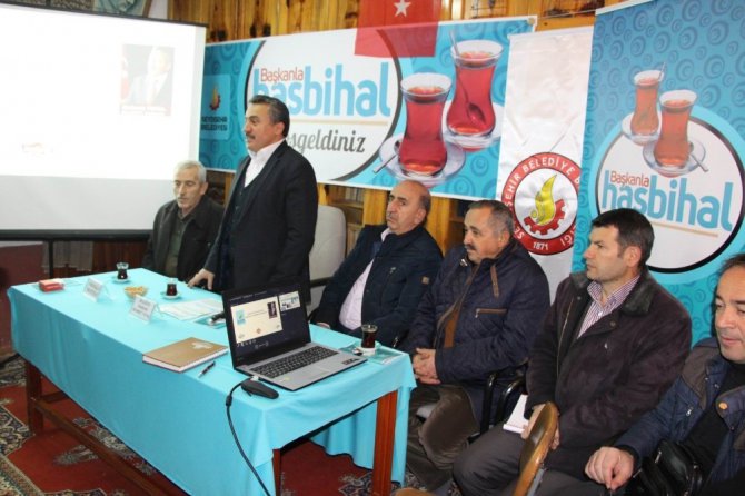 Başkan Tutal, mahalle sakinleriyle bir araya geldi