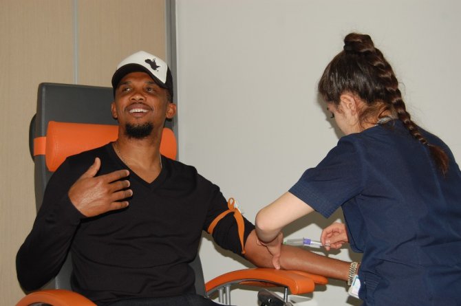 Samuel Eto’o sağlık kontrolünden geçti