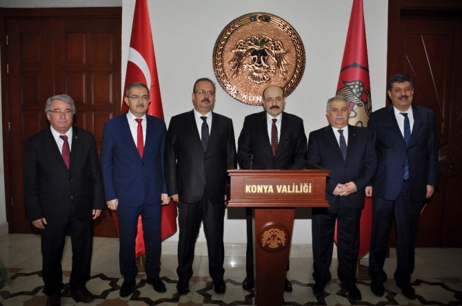 YÖK Başkanı Saraç Konya’da NEÜ ev sahipliğinde UNİKOP Rektörleri ile buluştu