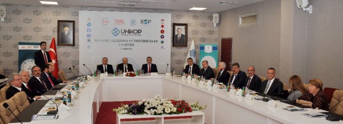 YÖK Başkanı Saraç Konya’da NEÜ ev sahipliğinde UNİKOP Rektörleri ile buluştu