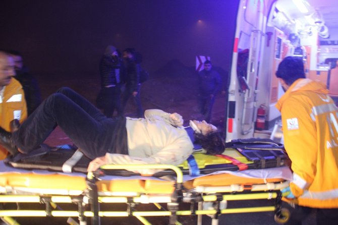 Konya’da yolcu otobüsü devrildi: 11 yaralı