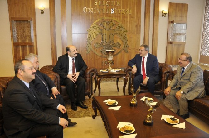 YÖK Başkanı Saraç’tan, Selçuk Üniversitesine ziyaret