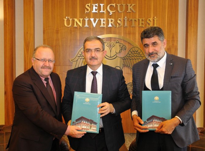 Selçuk Üniversitesinde 1. Konya Kitap Fuarı için protokol imzalandı