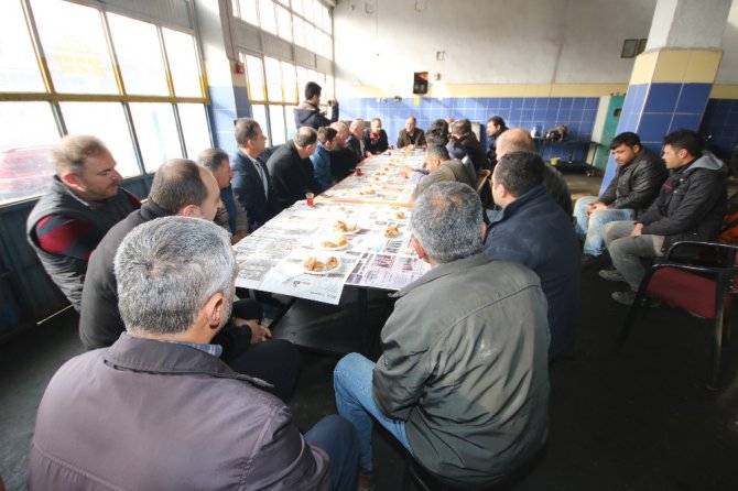 Başkan Özaltun, sanayi esnafıyla buluştu