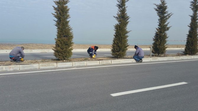 Beyşehir’in yeşil alanlarında otomatik sulama dönemi başlıyor