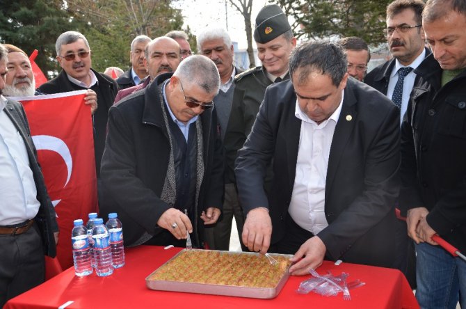 Aksaray’da muhtarlardan jandarmaya destek ziyareti