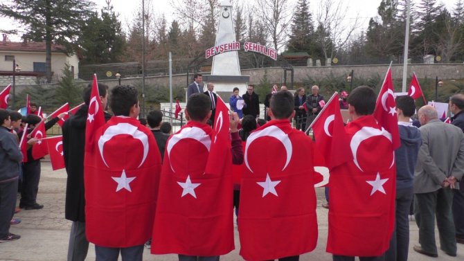 Beyşehir’de “Vatan Sevgisi, Şehitlere Saygı ve Dua” etkinliği
