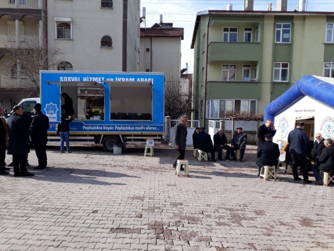 Beyşehir Belediyesinin sosyal hizmet ve ikram aracı hizmette