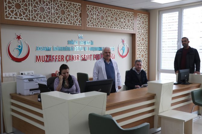 Aksaray’da 50 bin kişiye hizmet verecek semt polikliniği açıldı