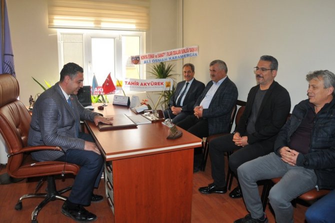 Başkan Akkaya’dan esnaf odalarına ziyaret