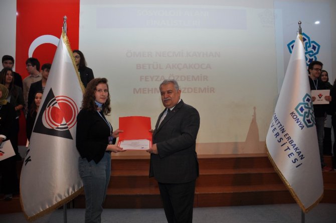 49. Lise Öğrencileri Araştırma Projeleri Konya Bölge Yarışması ödülleri sahiplerini buldu