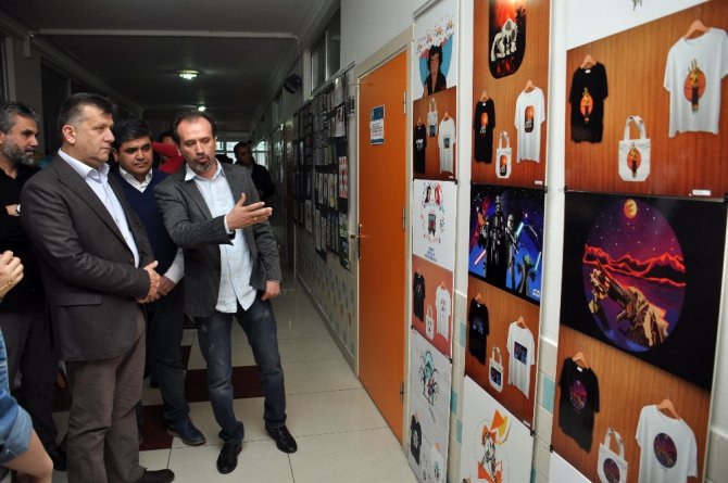 NEÜ Güzel Sanatlar Fakültesi Grafik Bölümü öğrencileri sergi açtı