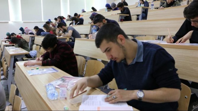 KTO Karatay Üniversitesinde, üniversite sınavı provası