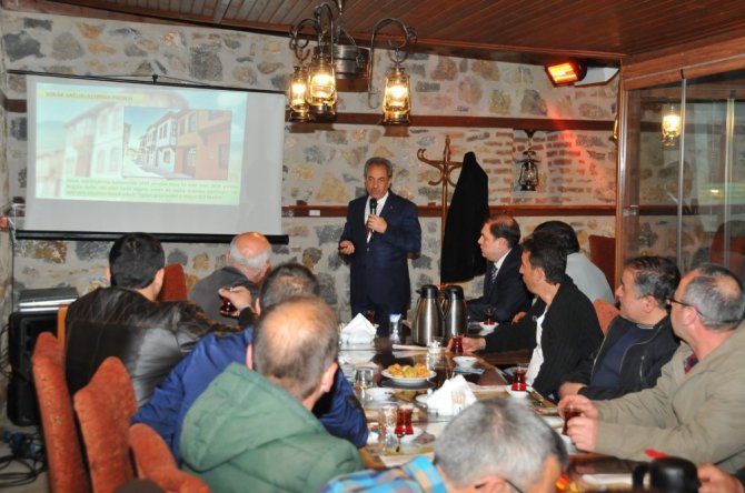 Başkan Akkaya Kahveciler Esnaf Odası ile toplantı yaptı