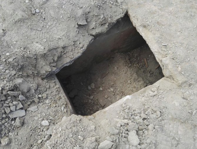 İnşaat sahasından tarihi eser çıktı
