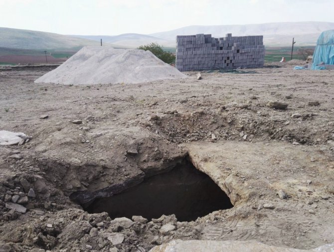 İnşaat sahasından tarihi eser çıktı