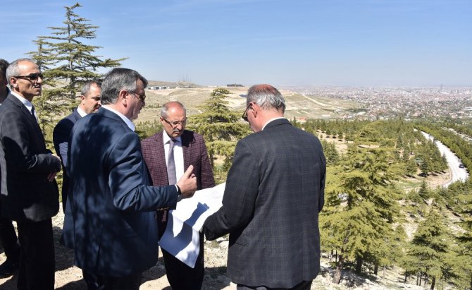 Meram Gümüştepe’ye seyir terası ve kır kahvesi yapılıyor