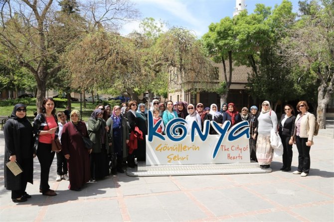 Aksaraylı şehit ailelerine Konya gezisi düzenlendi