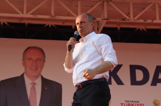 Cumhurbaşkanı adayı İnce: “Biz bu milleti birleştireceğiz, ayağa kaldıracağız”