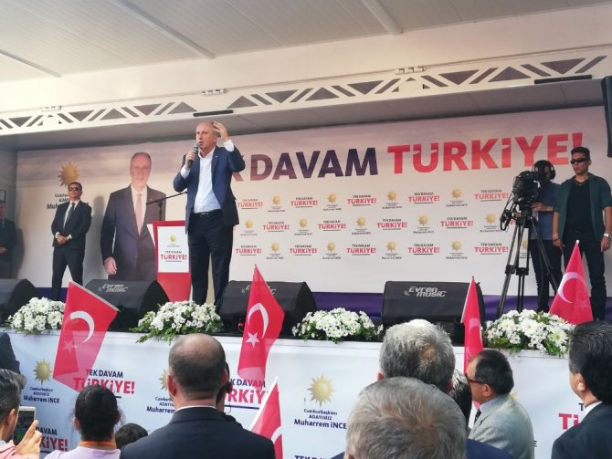 Muharrem İnce Ereğli’de konuştu: “81 milyonu seviyorum ayrımcılık yapmam benim gönlüm zengin”