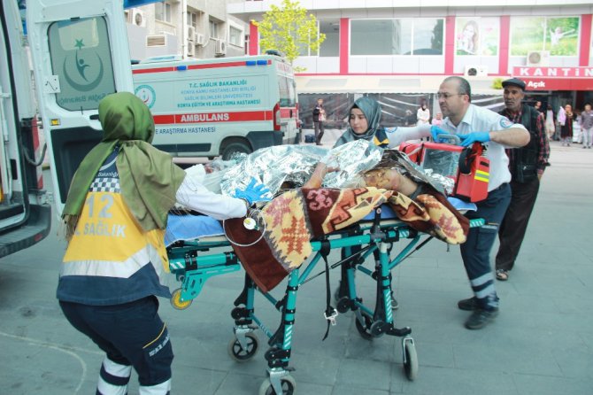 Ağaçlık alana giden kadın benzinle kendini yaktı