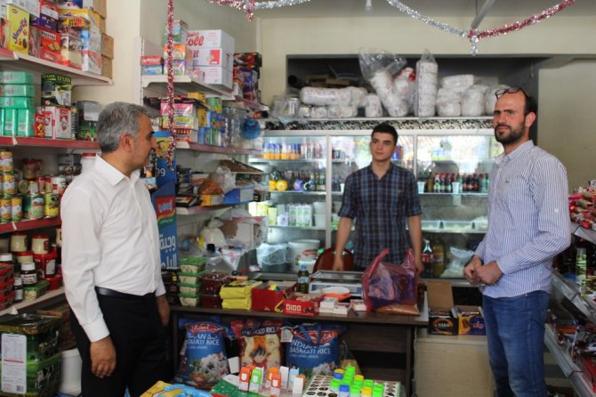 Hasan Angı ve Abdullah Ağralı’dan esnaf ziyaretleri