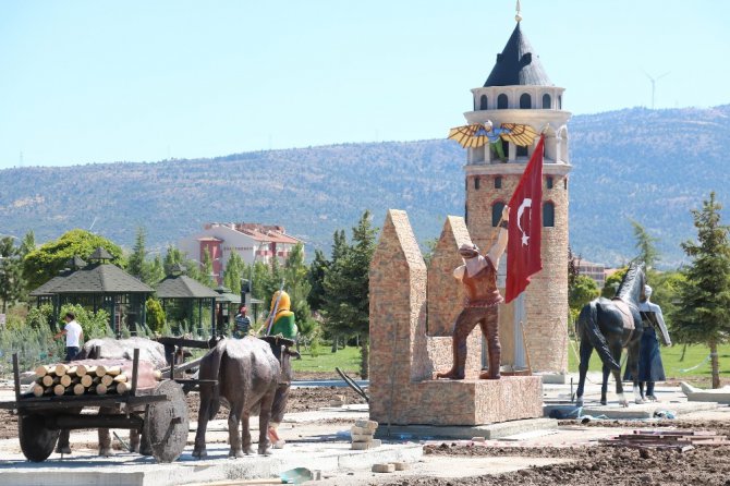 Beyşehir’de Türk Büyüğü, Halk ve Masal Kahramanları Parkı tamamlanıyor