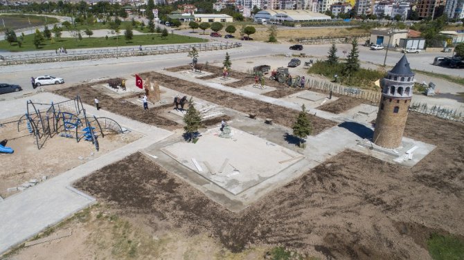 Beyşehir’de Türk Büyüğü, Halk ve Masal Kahramanları Parkı tamamlanıyor