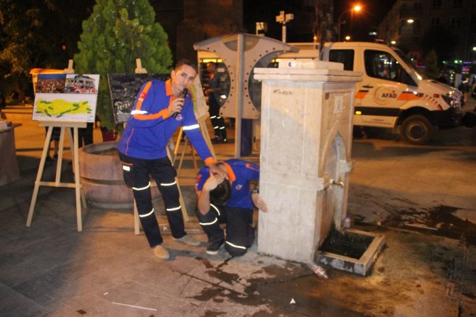 Konya’da 17 Ağustos Marmara Depremi unutulmadı, unutturulmadı