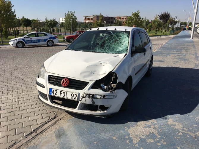 Refüjdeki çiçekleri sulamak isterken otomobilin çarpması sonucu öldü