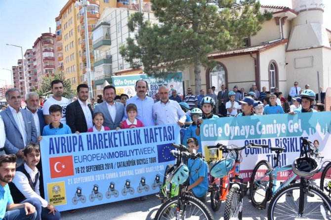 Başkan Altay, sağlıklı yaşam için çocuklarla pedal çevirdi