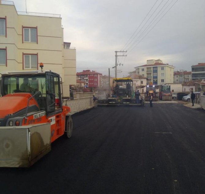 Ereğli’de asfalt çalışmaları sürüyor