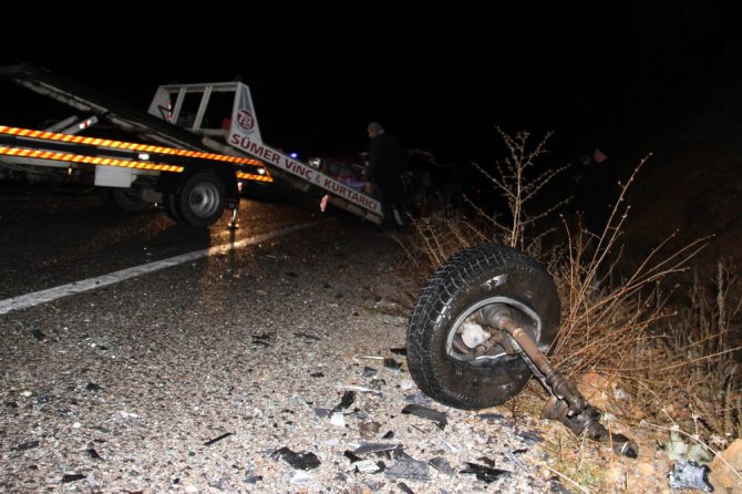 Konya’da trafik kazası: 2 ölü, 2 yaralı