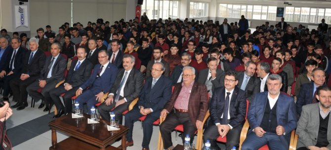 Konya OSB’deki meslek lisesinin atölye binasi ve spor salonu açıldı