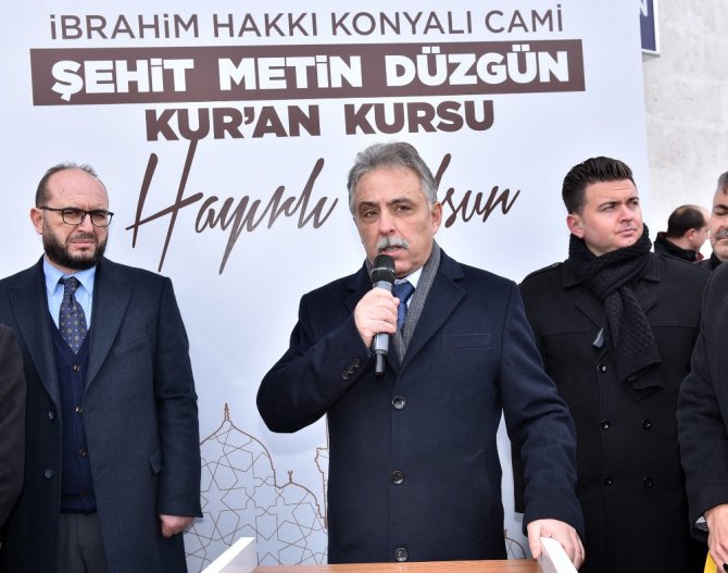 Konyalı şehidin adı Kur’an Kursu’nda yaşatılacak