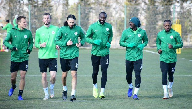 Atiker Konyaspor, Kayserispor maçı hazırlıklarına devam etti