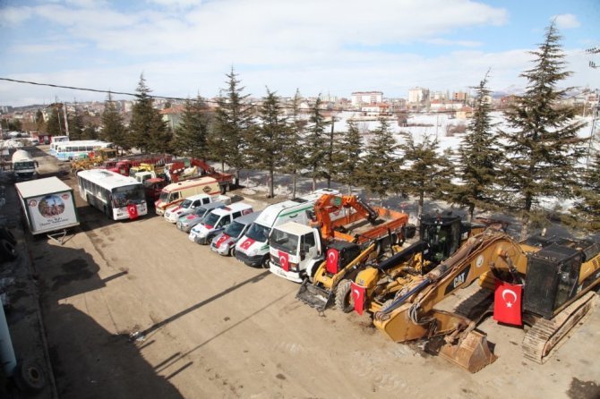 Seydişehir Belediyesine 35 yeni araç kazandırıldı