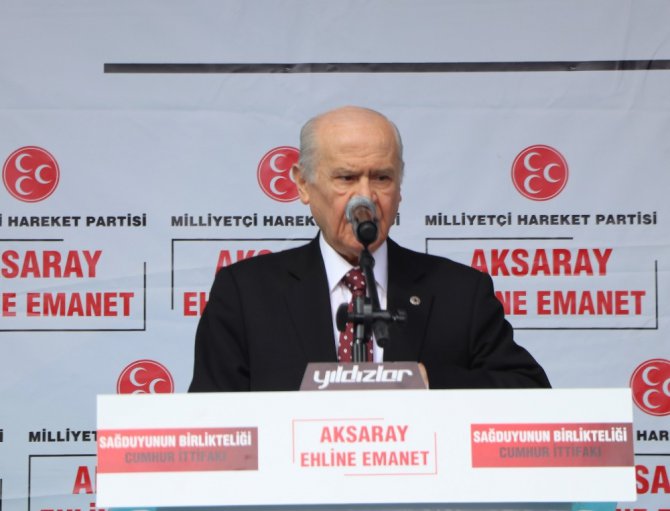 MHP lideri Bahçeli: 