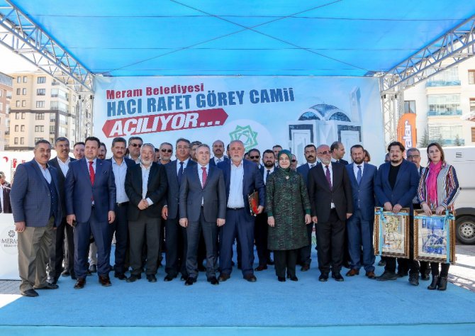 Meram’da Hacı Rafet Görey Cami açıldı