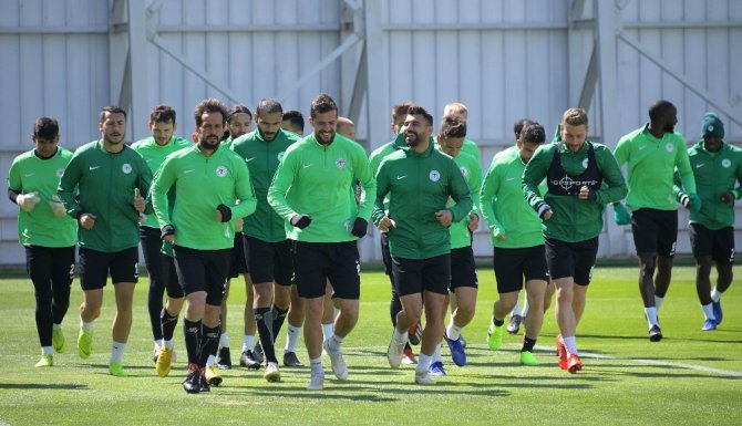 A. Konyaspor, MKE Ankaragücü maçı hazırlıklarını sürdürüyor