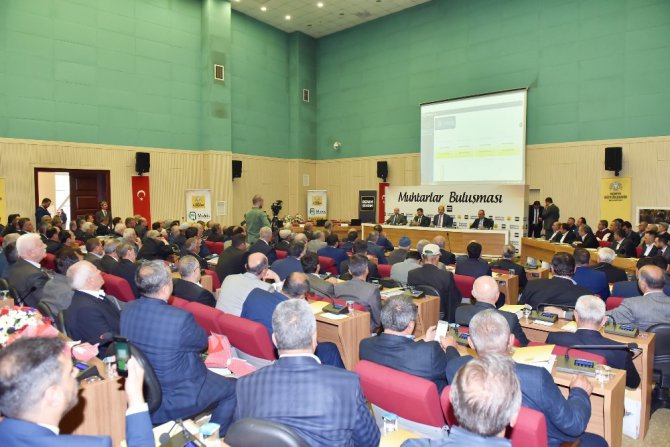 Başkan Altay, Konya merkezdeki muhtarlarla buluştu