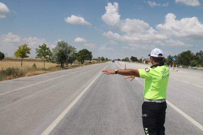 Kaza oranlarını en aza indirmek için her gün havadan denetim yapılıyor