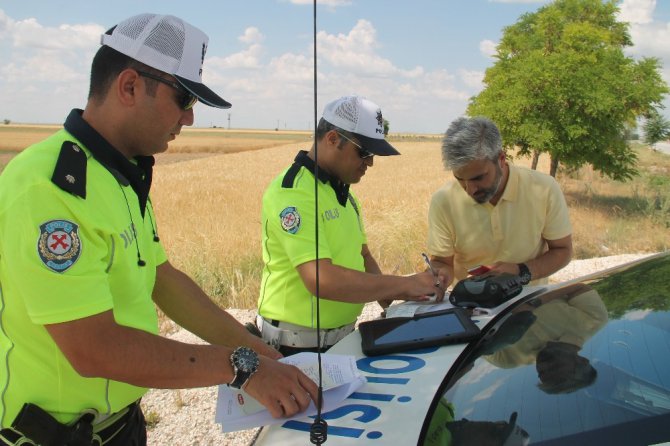 Kaza oranlarını en aza indirmek için her gün havadan denetim yapılıyor